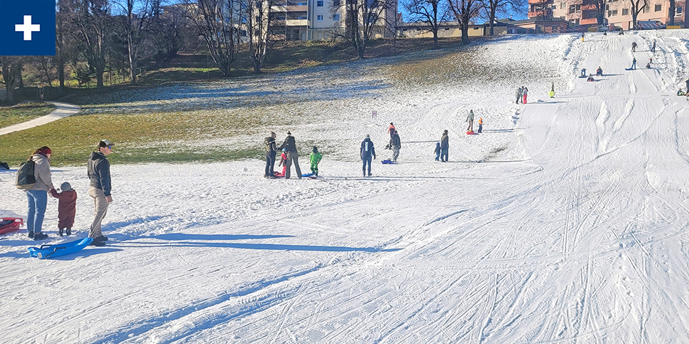 Winter paradise: Tobogganing, ice skating, and cross-country skiing are ...