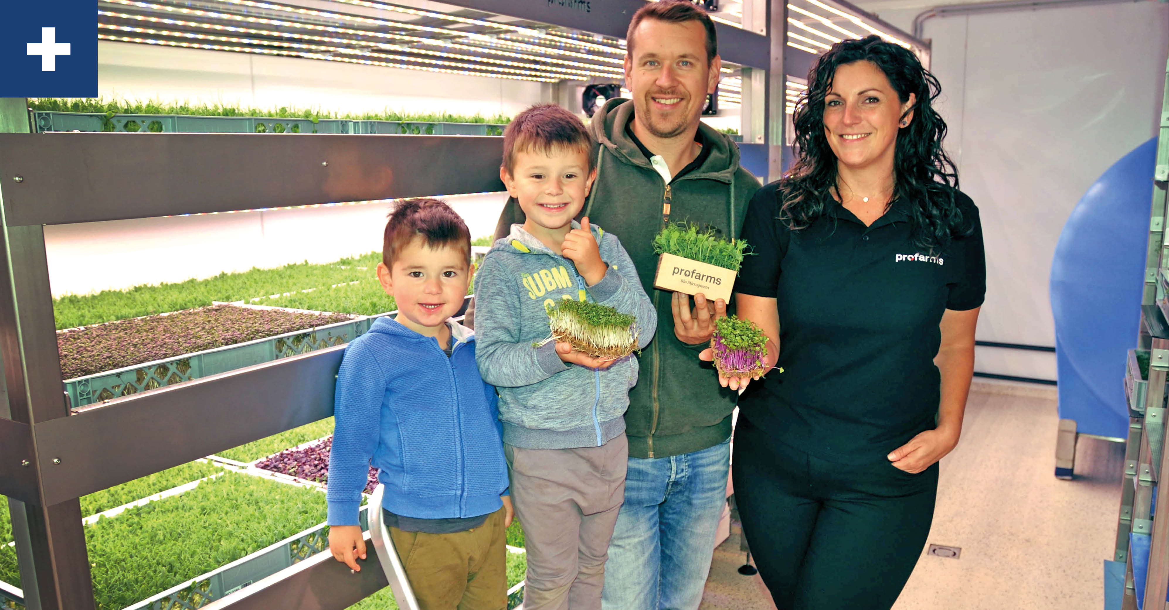 Herb farmer Simon Quendler demonstrates how modern agriculture can work in ...