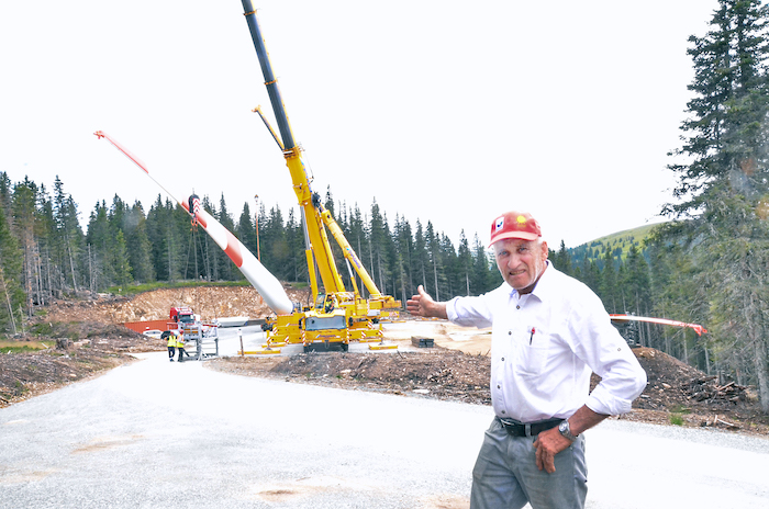The Bärofen wind farm is now being given wings