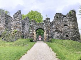 Baustelle Schlossberg Ruine Gomarn